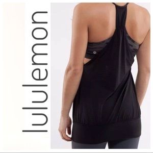 Lululemon No Limits tank with camo sports bra 4